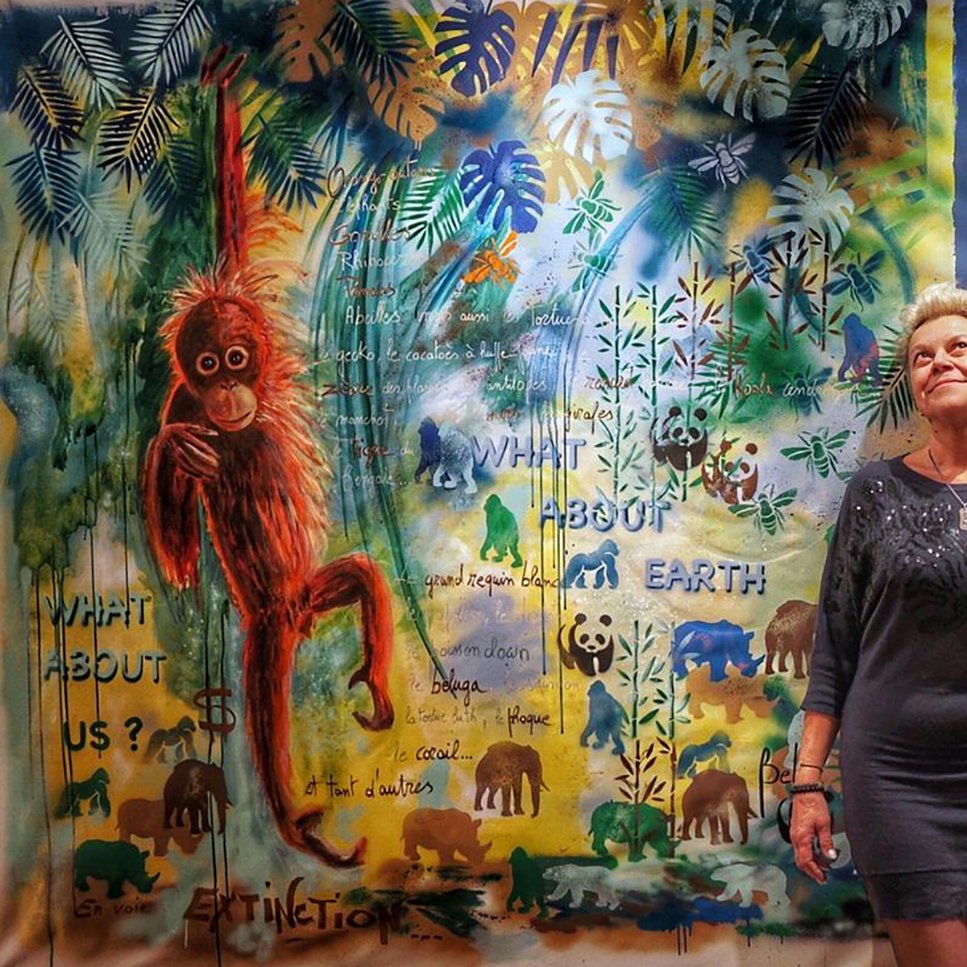 19-266 What about us ? (toile 160 x 160cm) © Belinda BUSSOTTI