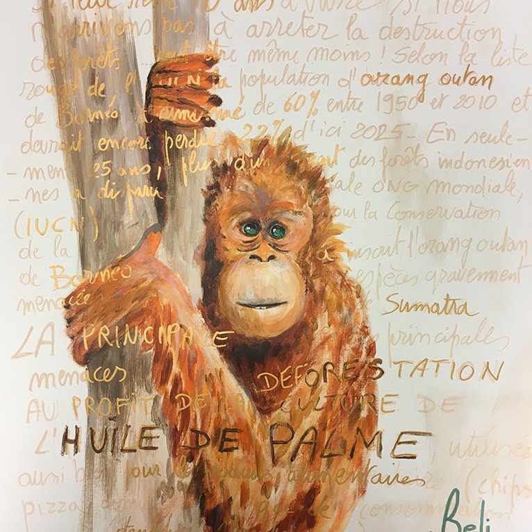19-263 Huile de palme (70x50cm) © Belinda BUSSOTTI